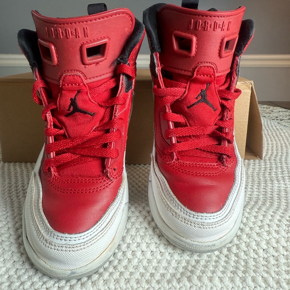 Jordan Kids Sneakers Red and White